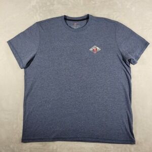 Vineyard Vines Dunes Tee Shirt Men's 2XL Blue Crewneck Short Sleeve Casual Soft